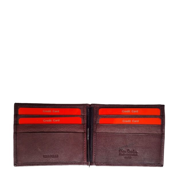 Portafoglio con fermo P.Cardin cognac