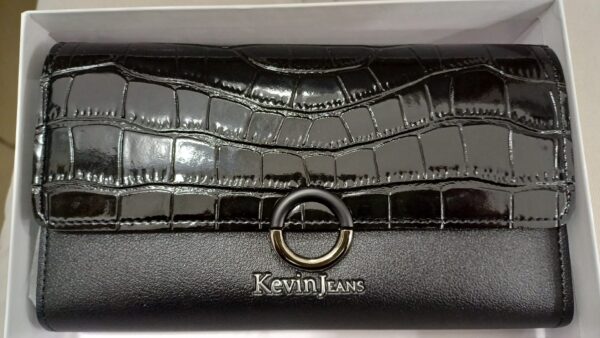 Borsellino lady Kevin Jeans nero lucido