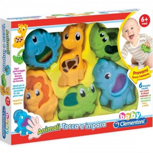 Animali tocca e impara Baby clementoni